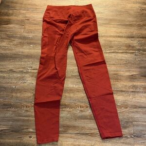 Red Inaka Power Scrunch Leggings
